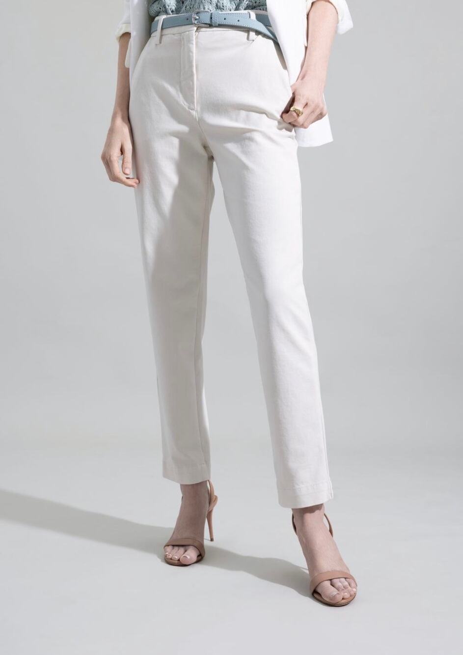 eleventy White Tailored Trousers Pants Size 36 (US 0) Made in Italy Excellent